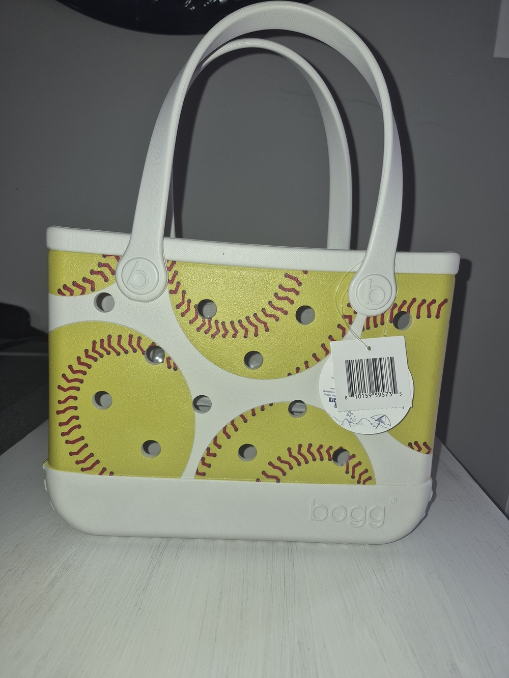 Softball Discontinued Print BITTY BOGG BAG